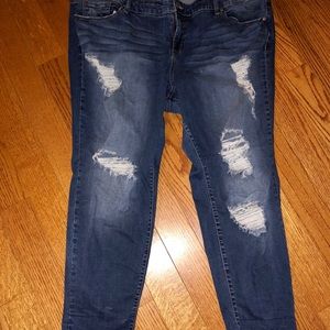 Destructed Skinny Jeans